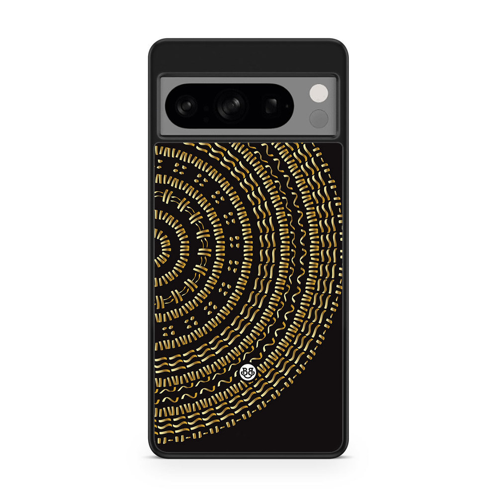 Google Pixel 8 Pro Case - Mandala Gold/Black
