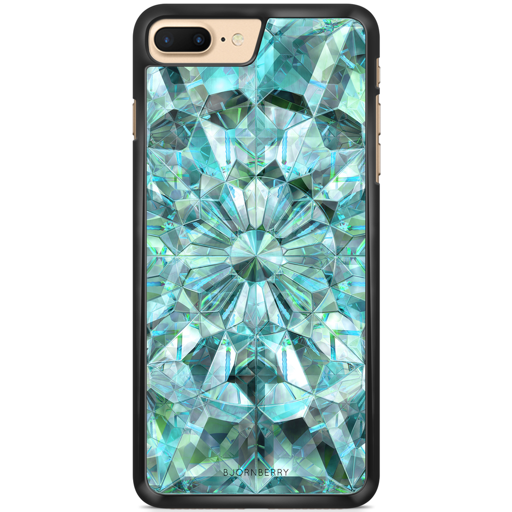 iPhone 7 Plus Case - Green Crystals