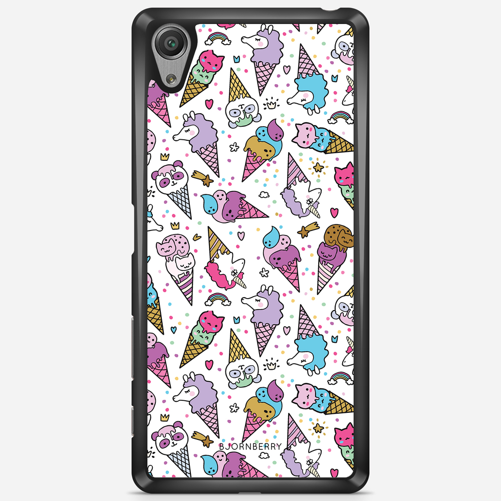 Sony Xperia X Performance Case - Unicorn Ice Creams