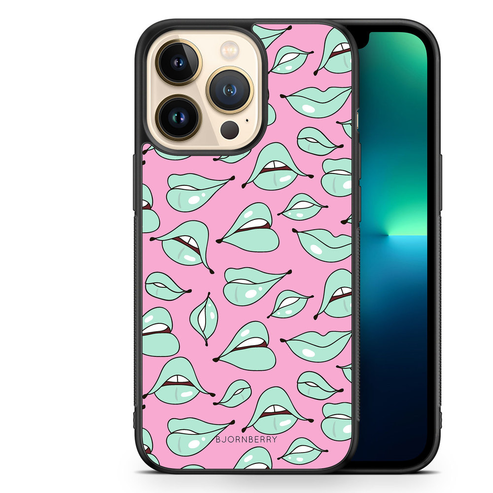 iPhone 13 Pro Case - Green Lips