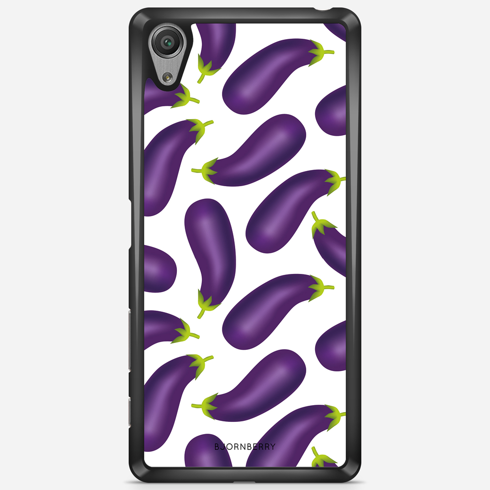 Sony Xperia X Performance Case - Eggplant Pattern
