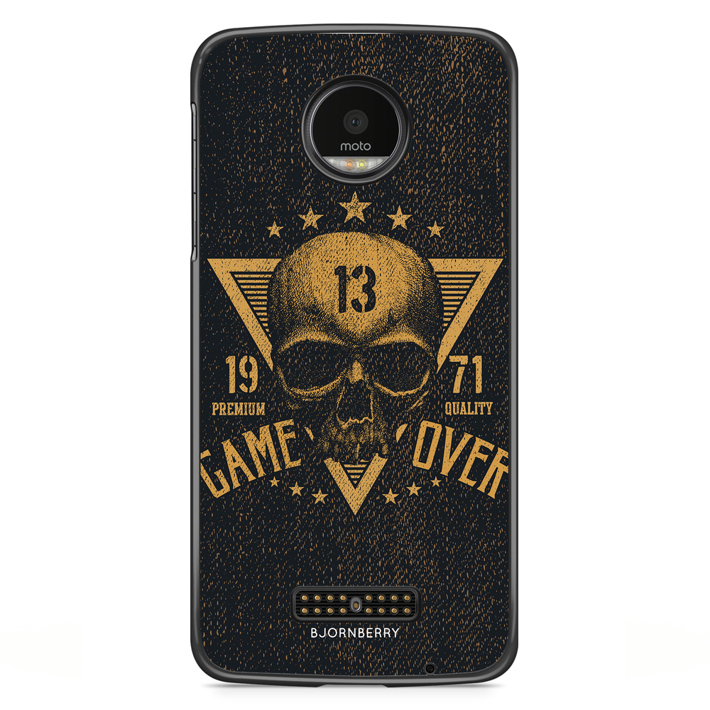 Moto Z2 Play Case - Vintage Skull
