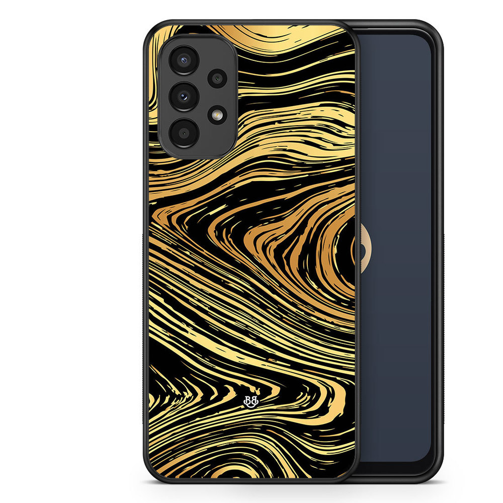 Samsung Galaxy A13 Case - Gold Marble