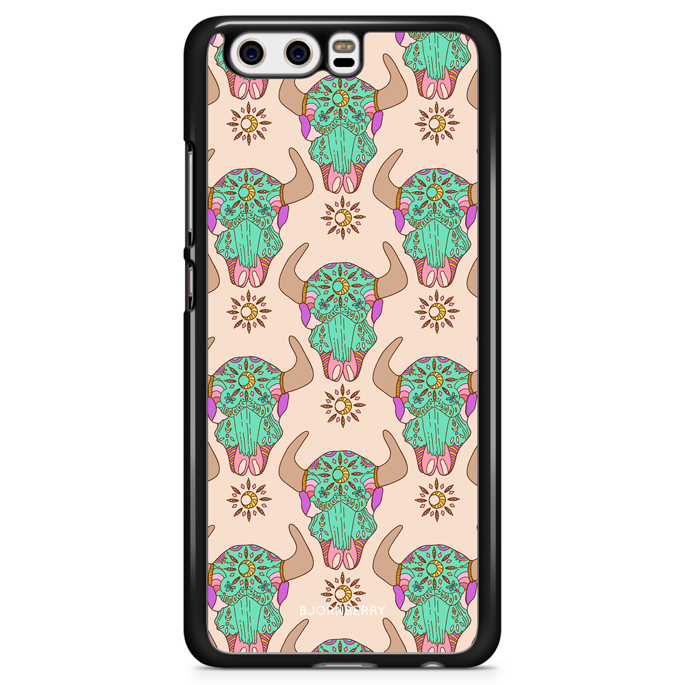 Huawei P10 Plus Case - Beautiful Skulls