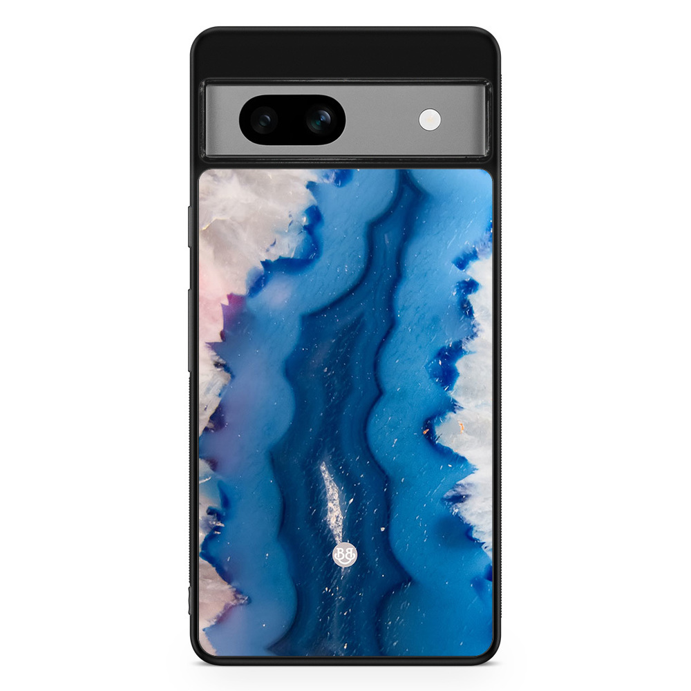 Google Pixel 7a Skal - Blå Agat