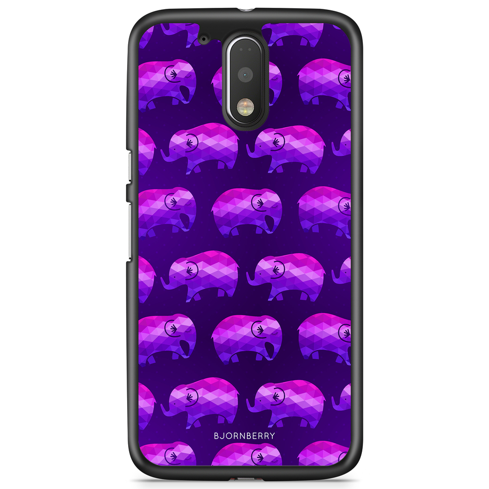 Moto G4/G4 Plus Case - Purple Elephant