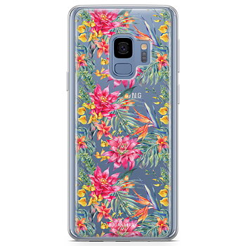 Samsung Galaxy S9 Fashion Skal - Exotiska Blommor
