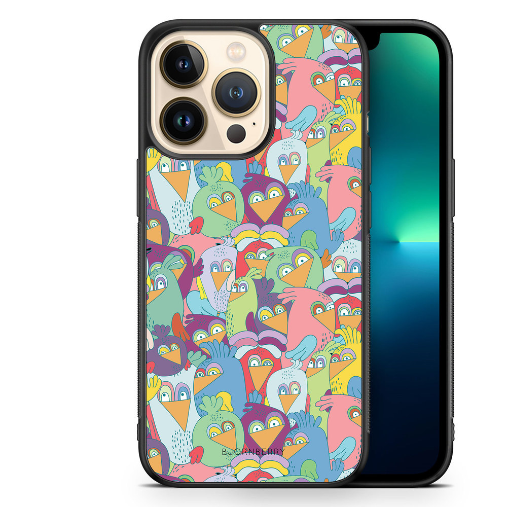 iPhone 13 Pro Case - Cartoon Birds