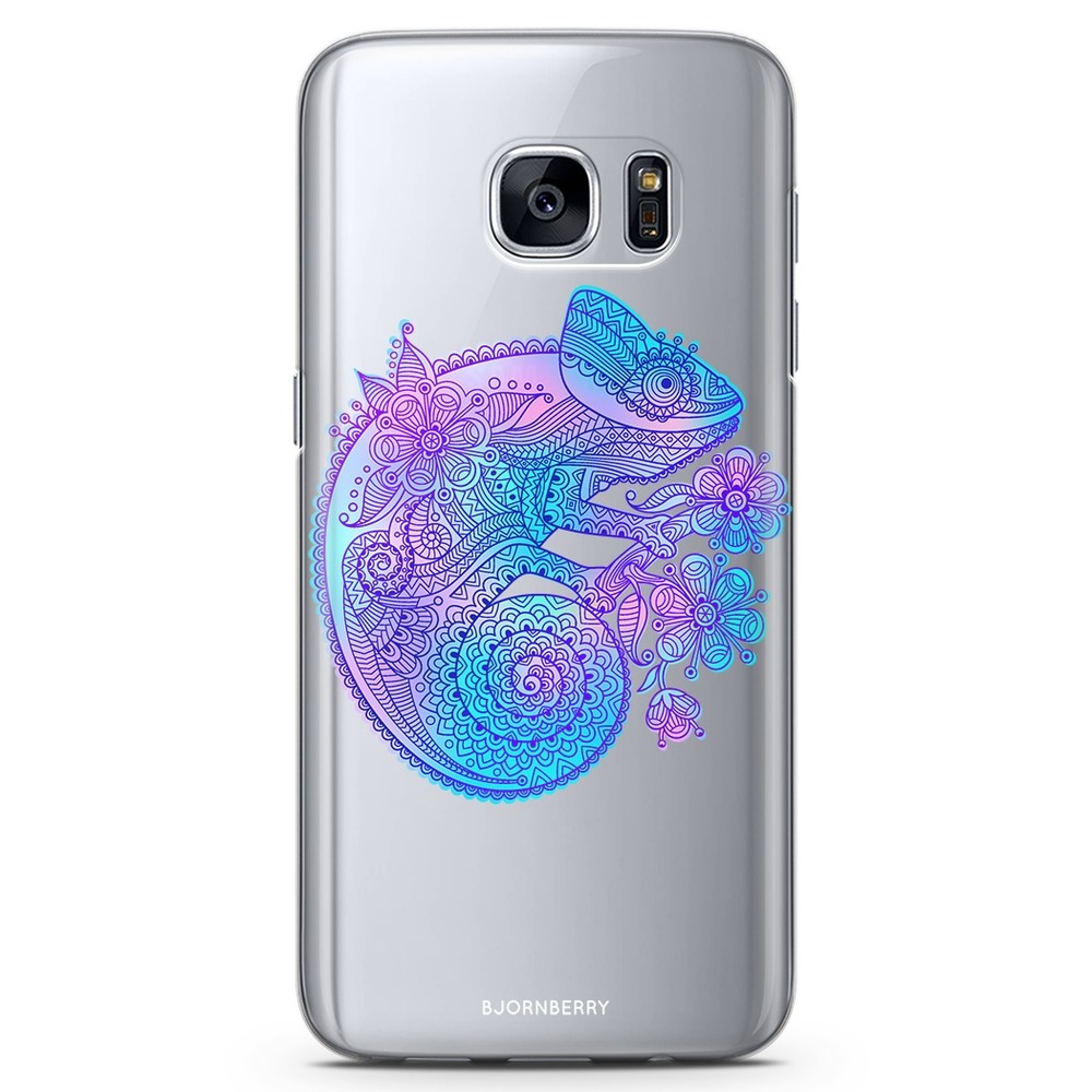 Samsung Galaxy S7 TPU Case - Mandala Chameleon