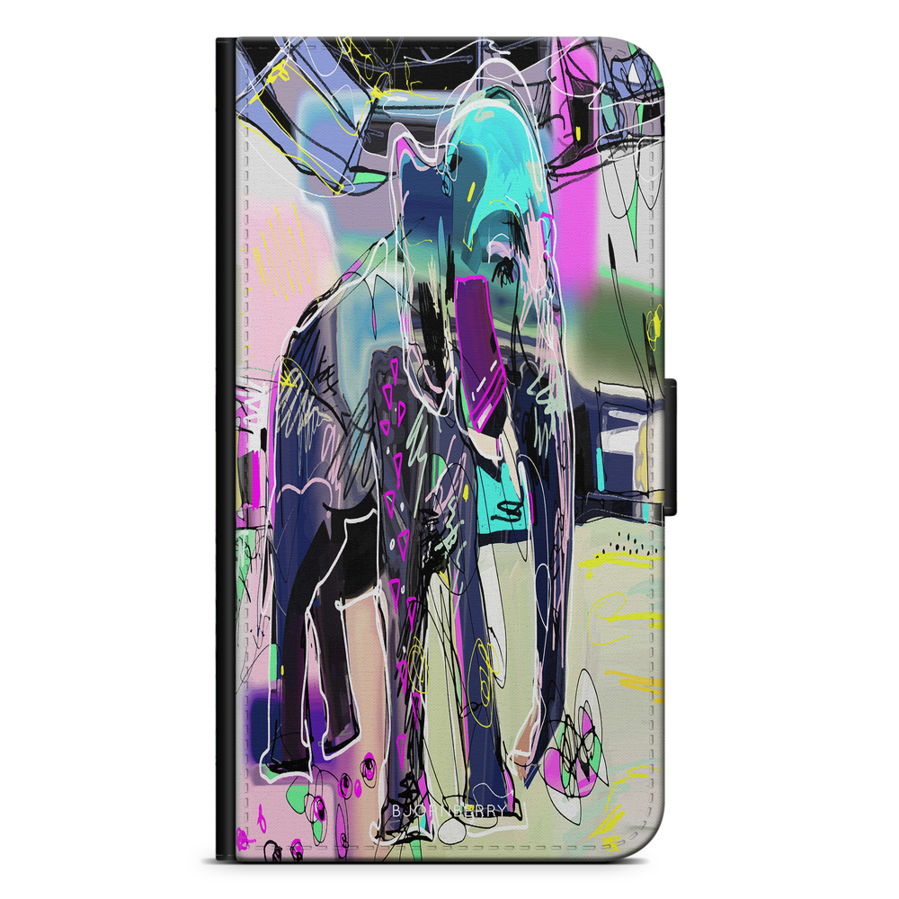Huawei P Smart (2019) Wallet Case - Abstract Elephant