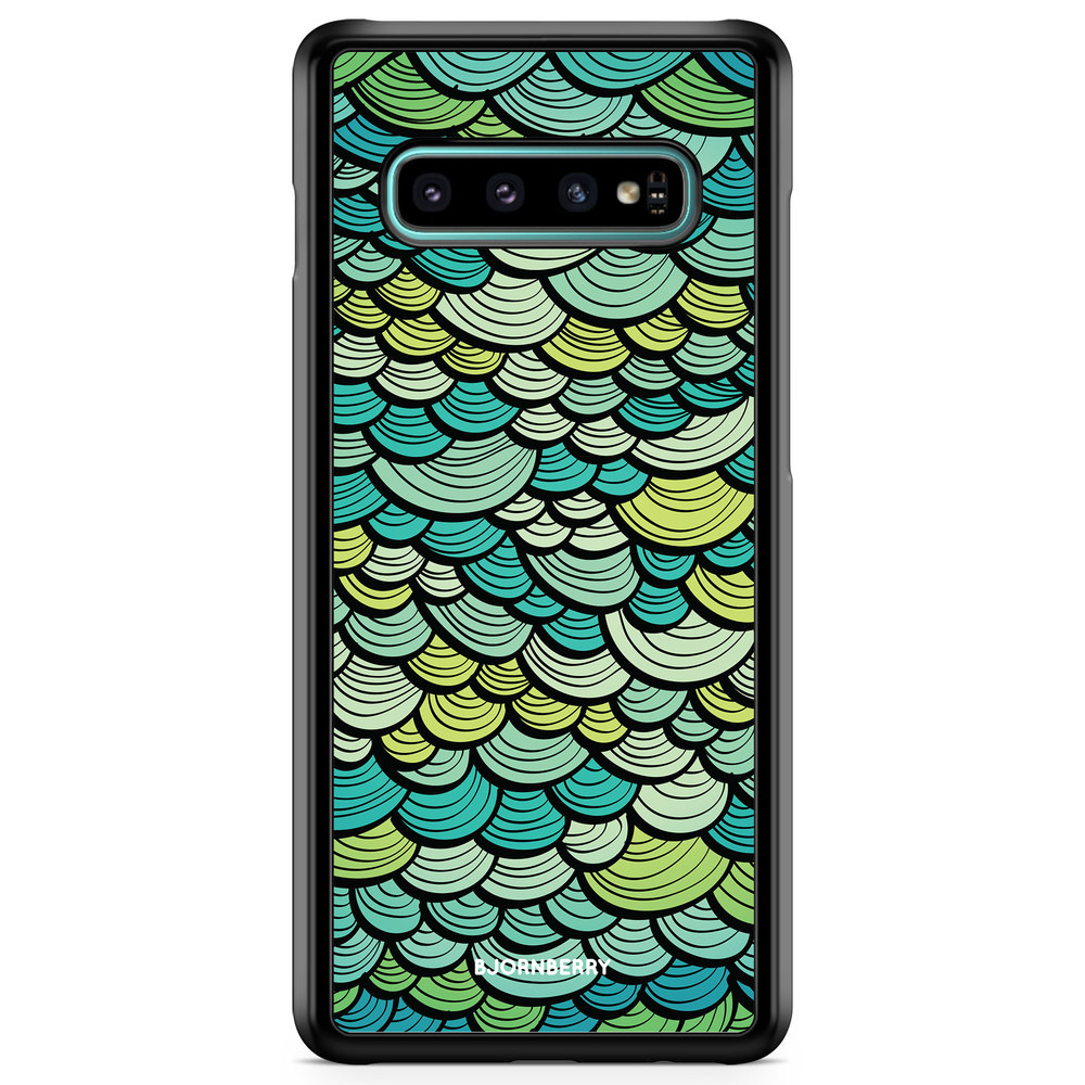 Samsung Galaxy S10 Plus Case - Green Mermaid Scales