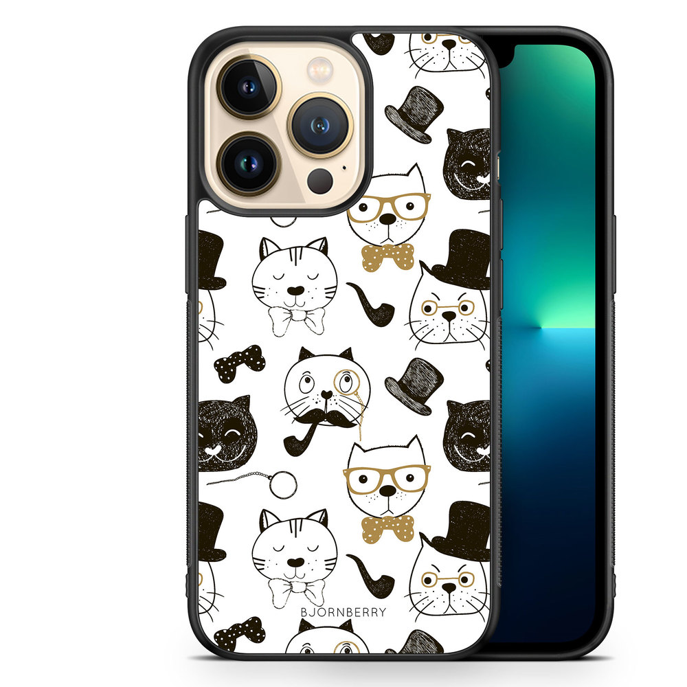 iPhone 13 Pro Case - Cartoon Cats