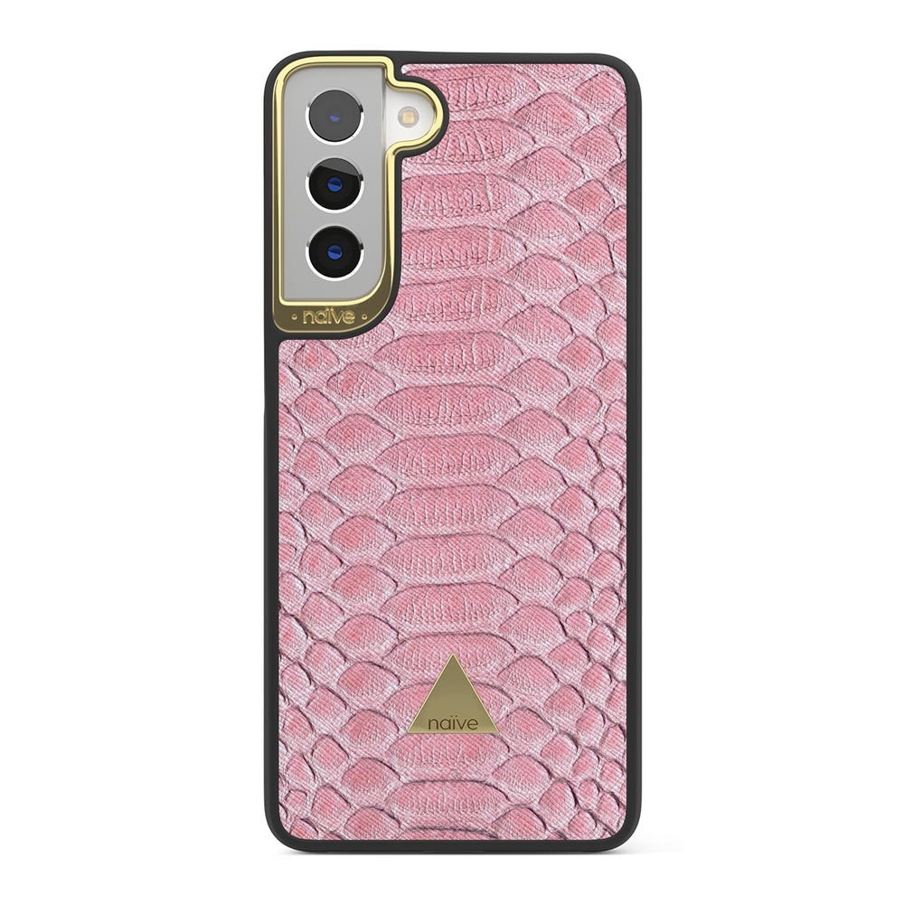 Naive Samsung Galaxy S21 Case - Salmon Snake