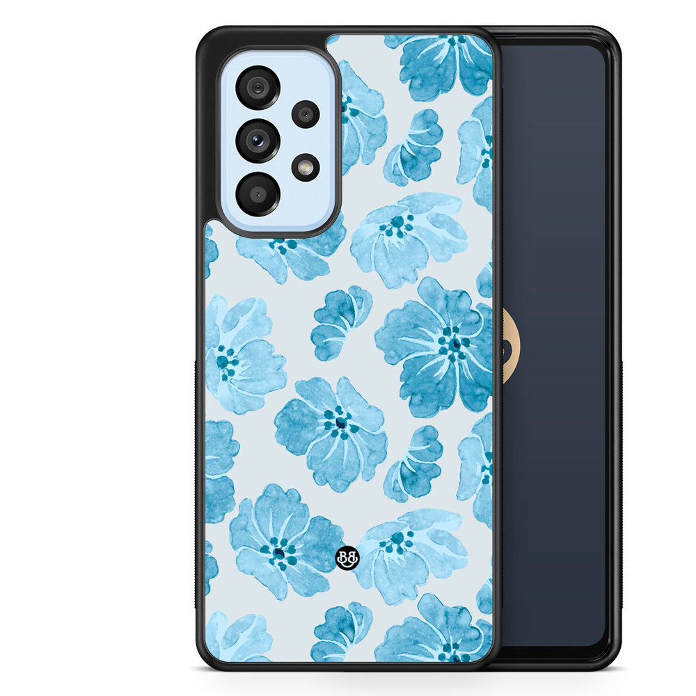 Samsung Galaxy A53 5G Case - WILD BLOOM - Blue Petals