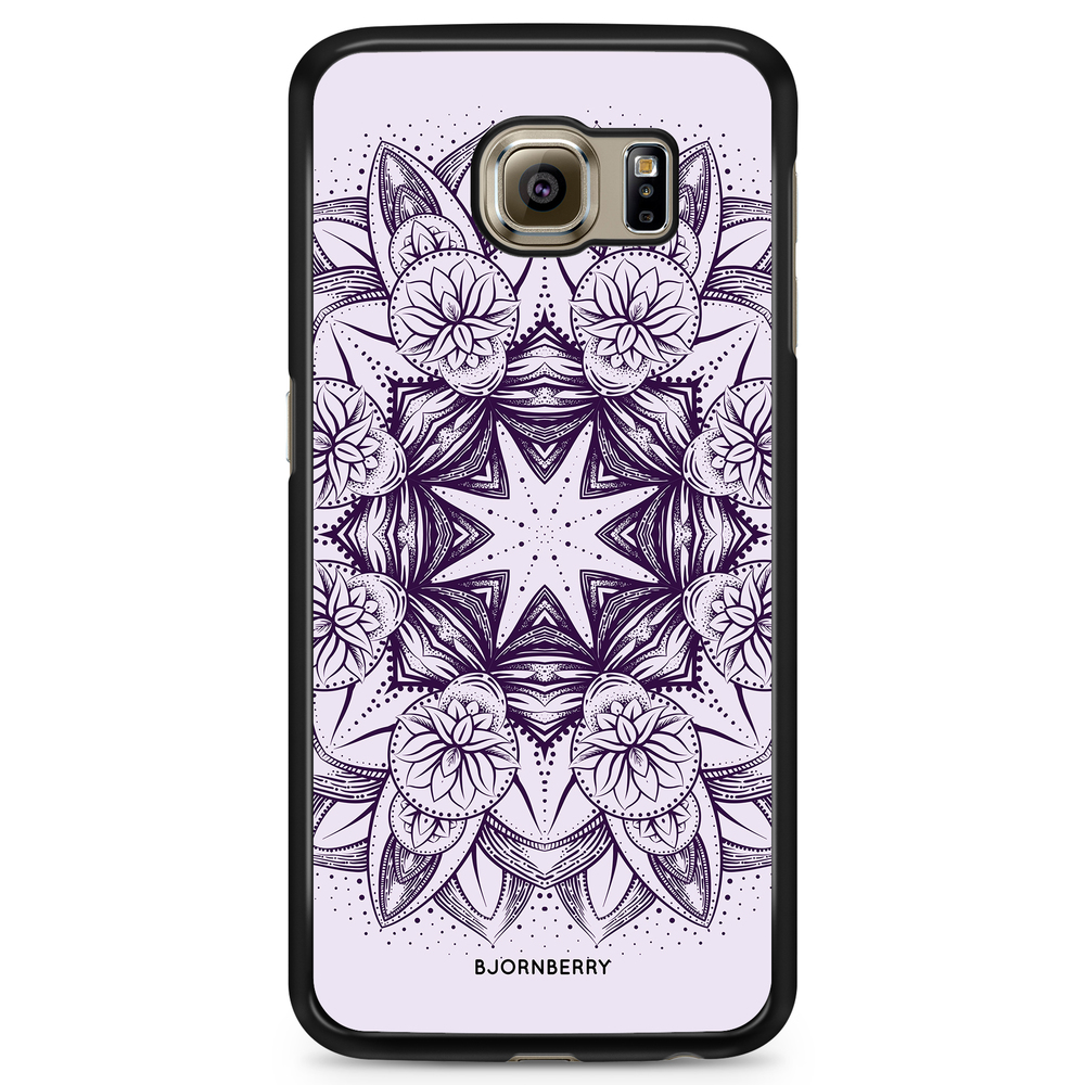 Samsung Galaxy S6 Edge Case - Purple Mandala