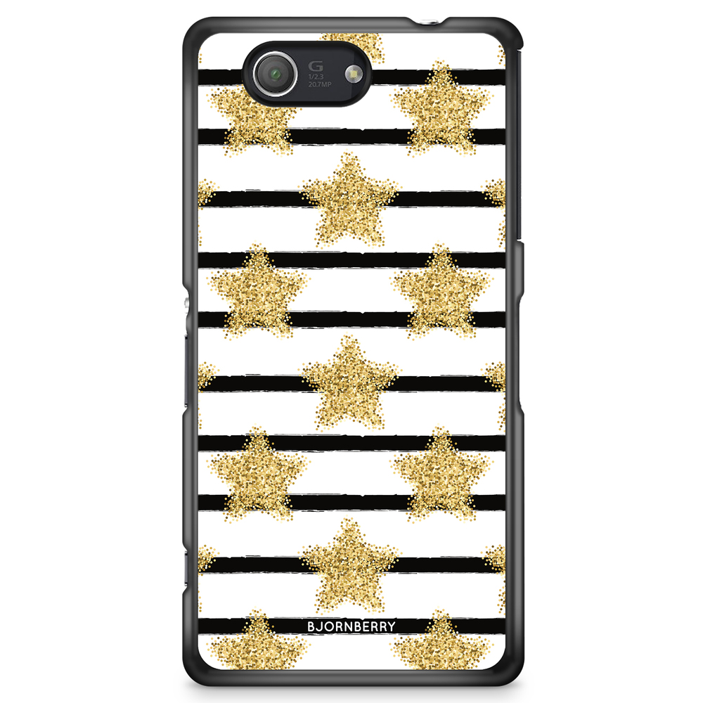 Sony Xperia Z3 Compact Case - Gold Stars