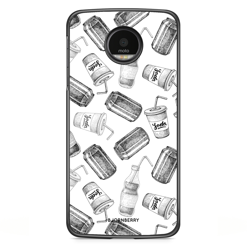 Motorola Moto G5S Plus Case - Soda Black & White