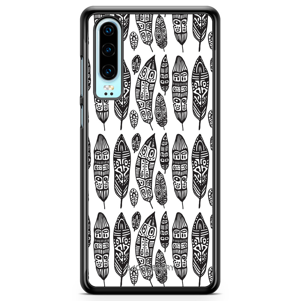 Huawei P30 Case - Vintage Feathers