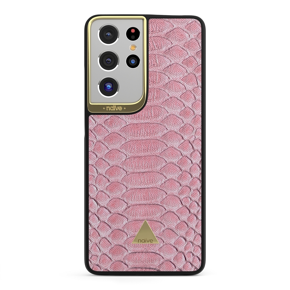Naive Samsung Galaxy S21 Ultra Case - Salmon Snake