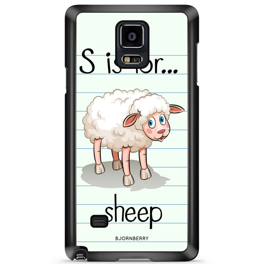 Samsung Galaxy Note 4 Case - S is for Sheep
