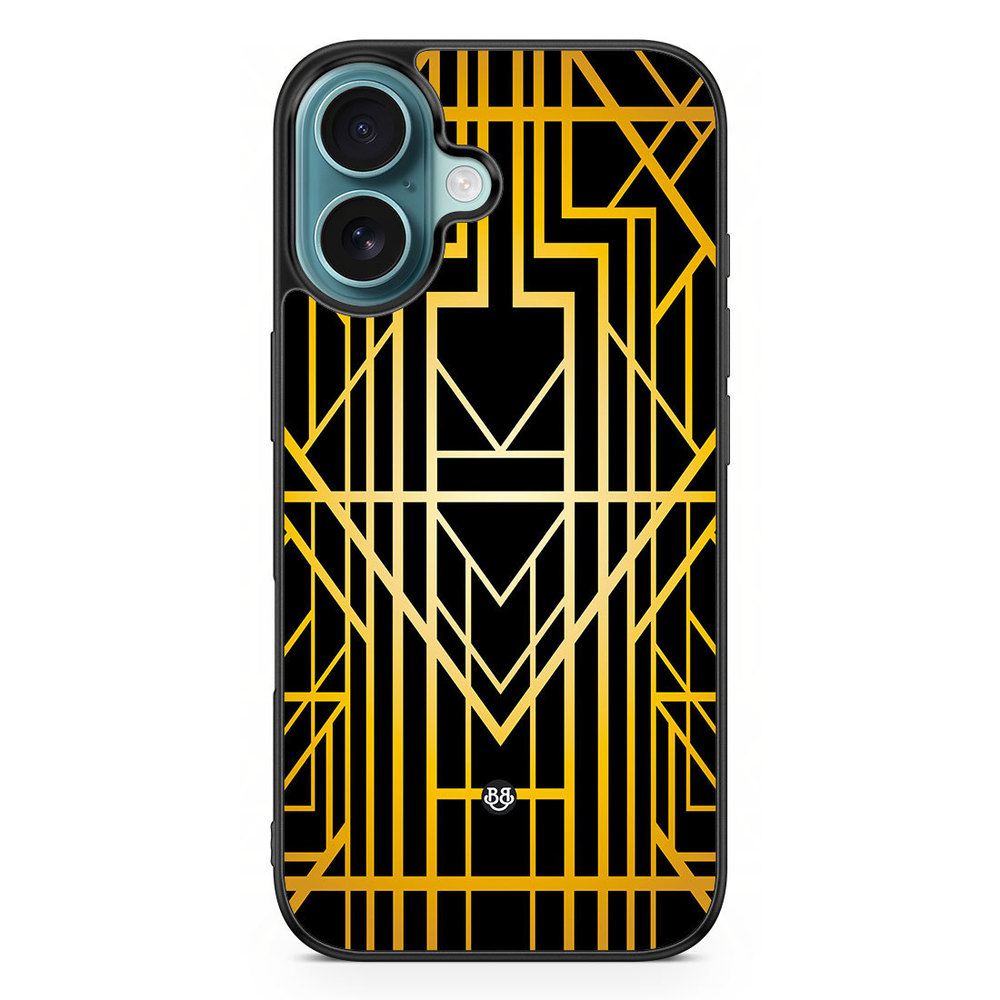 iPhone 16 Case - Golden pattern