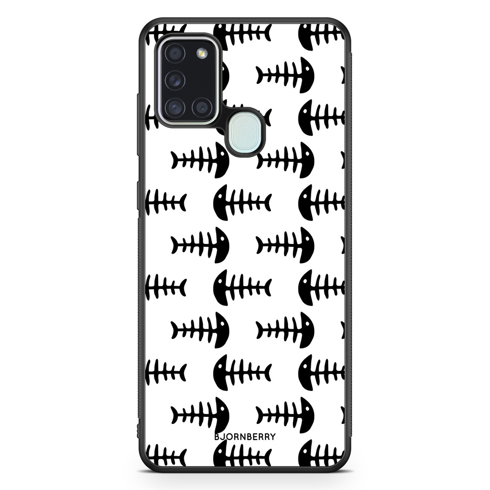 Samsung Galaxy A21s Case - Fish Skeleton