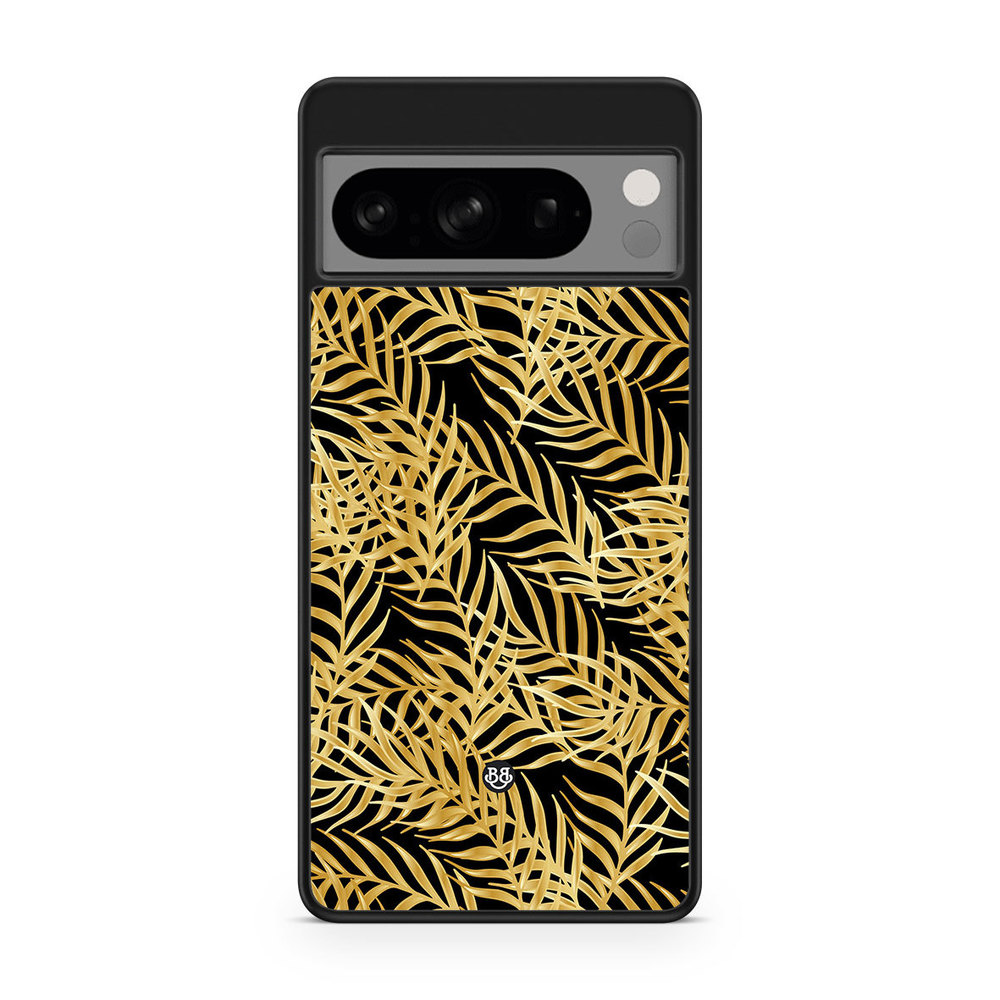 Google Pixel 8 Pro Case - Gold Palm