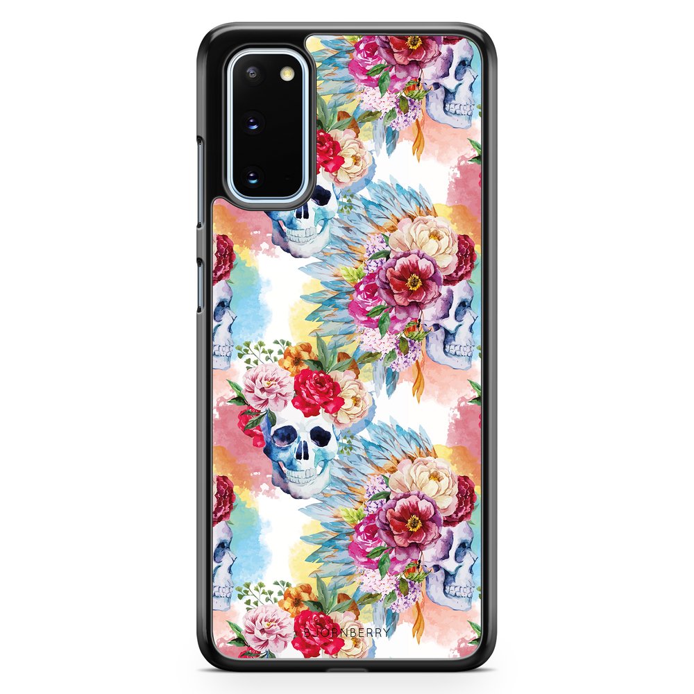 Samsung Galaxy S20 FE Case - Skulls And Flowers