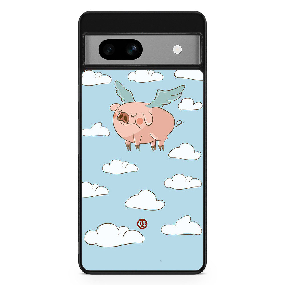 Google Pixel 7a Case - Flying Pig