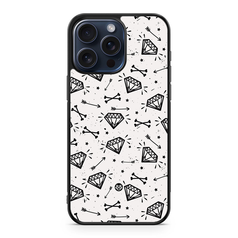 iPhone 15 Pro Max Case - Diamond Pattern