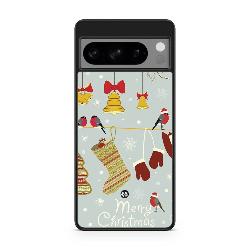 Google Pixel 8 Pro Case - Christmas Owls
