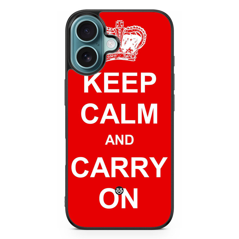 iPhone 16 Case - Keep calm carry on