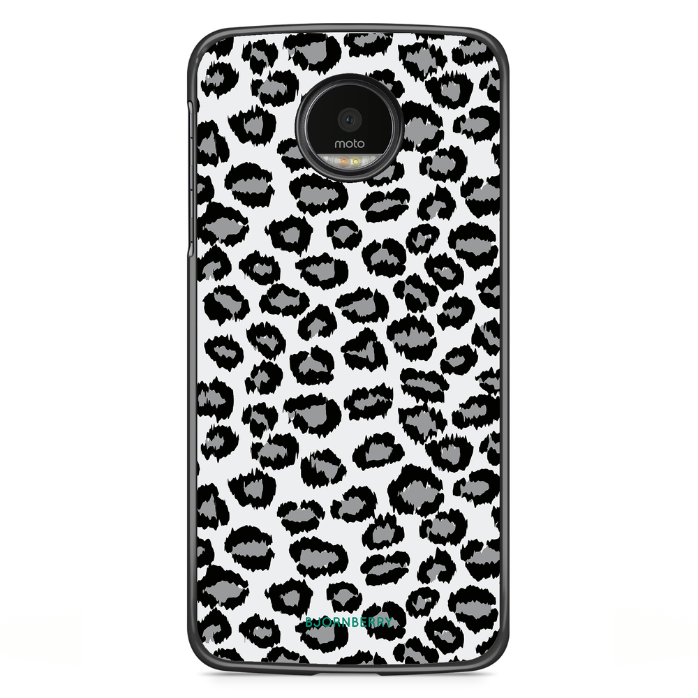 Motorola Moto G5S Plus Case - Gray Leopard