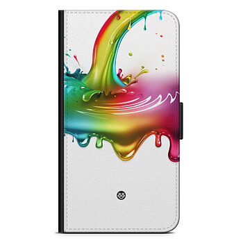 iPhone 14 Wallet Case - Rainbow Splash