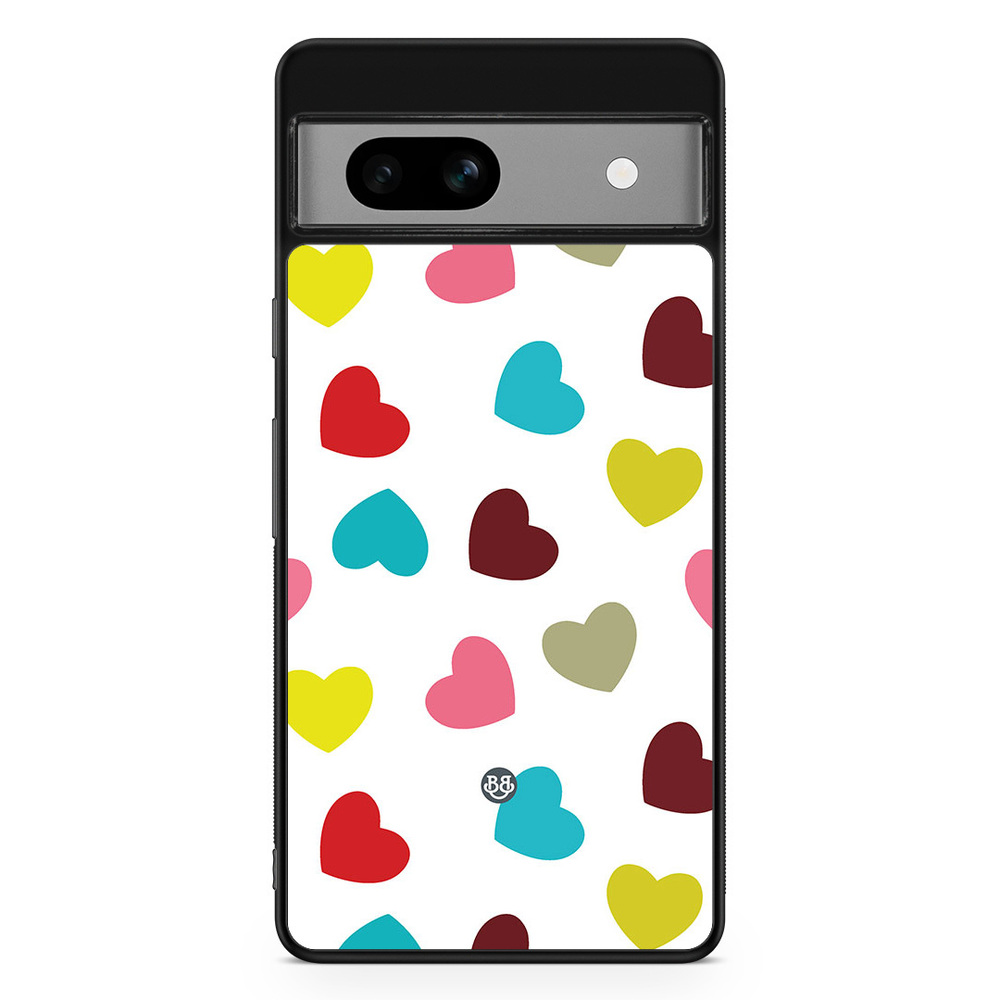 Google Pixel 7a Case - Hearts