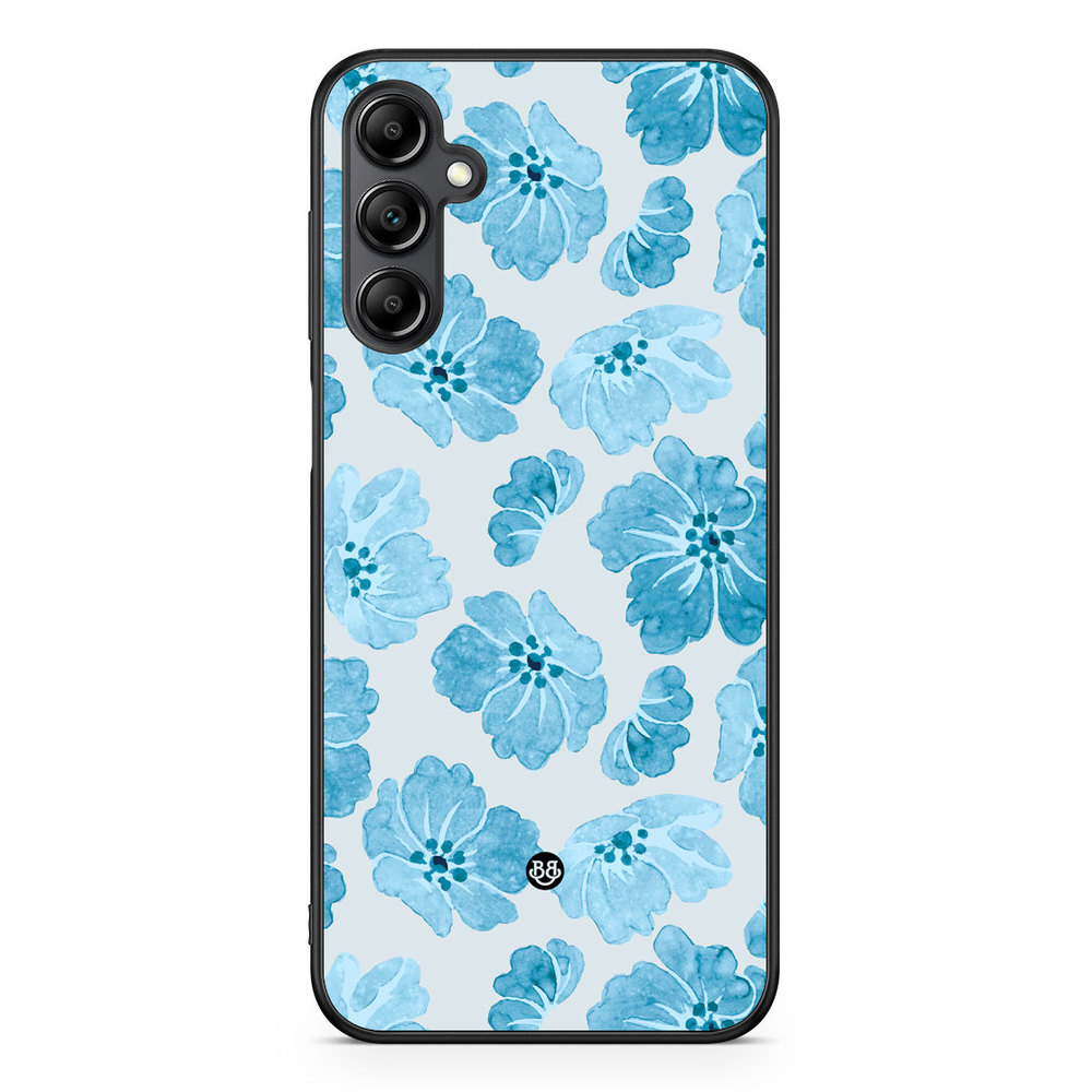 Samsung Galaxy A14 4G/5G Case - WILD BLOOM - Blue Petals