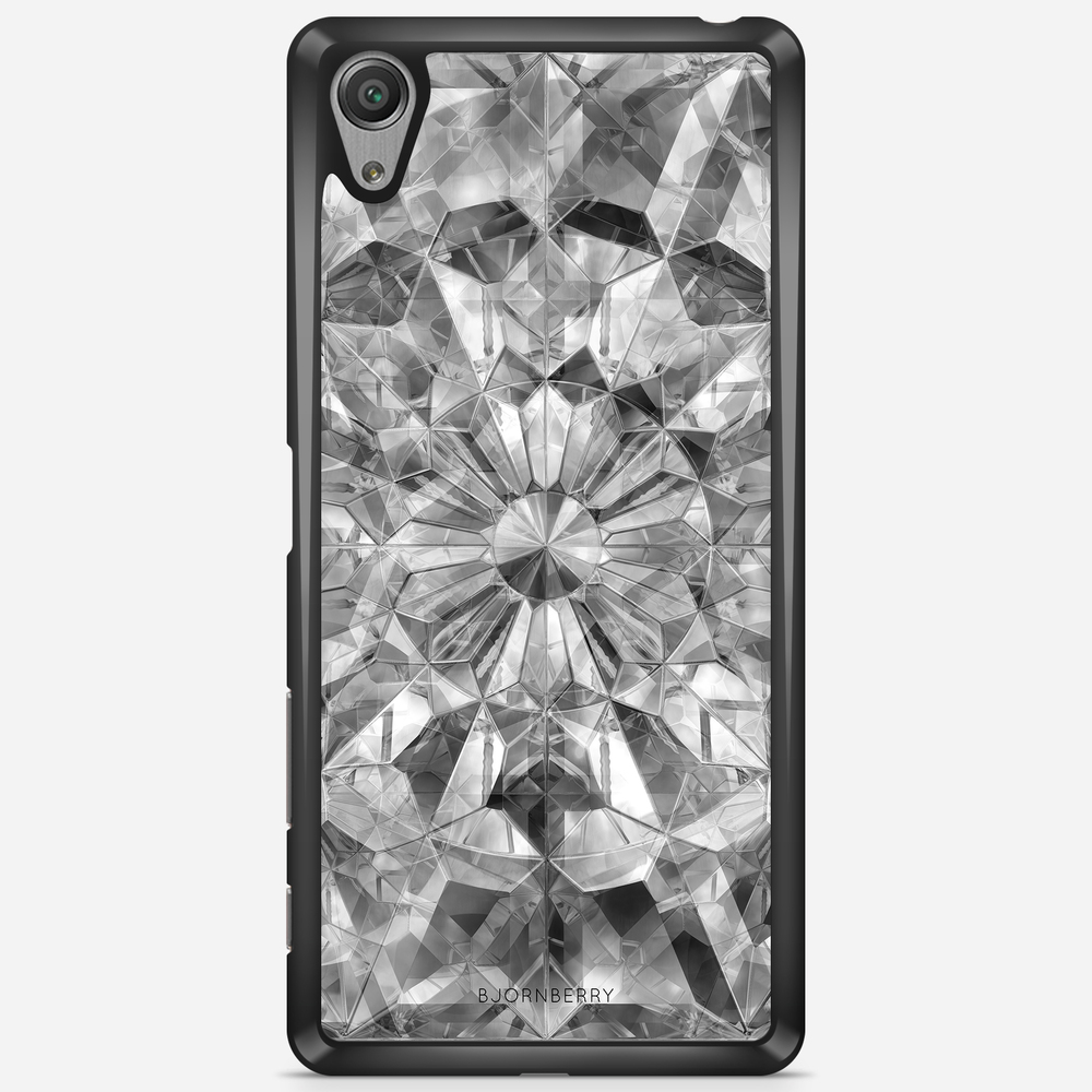 Sony Xperia X Performance Case - Grey Crystals