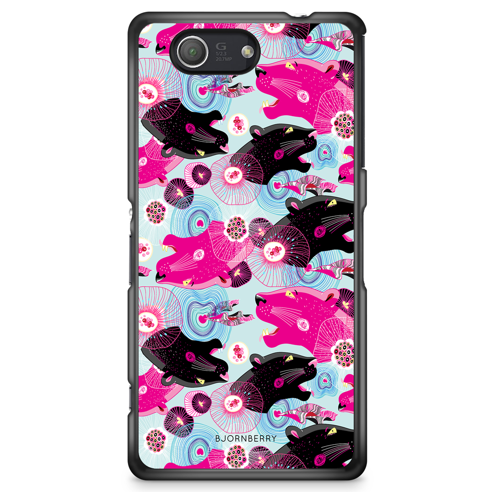Sony Xperia Z3 Compact Case - Panther Pattern