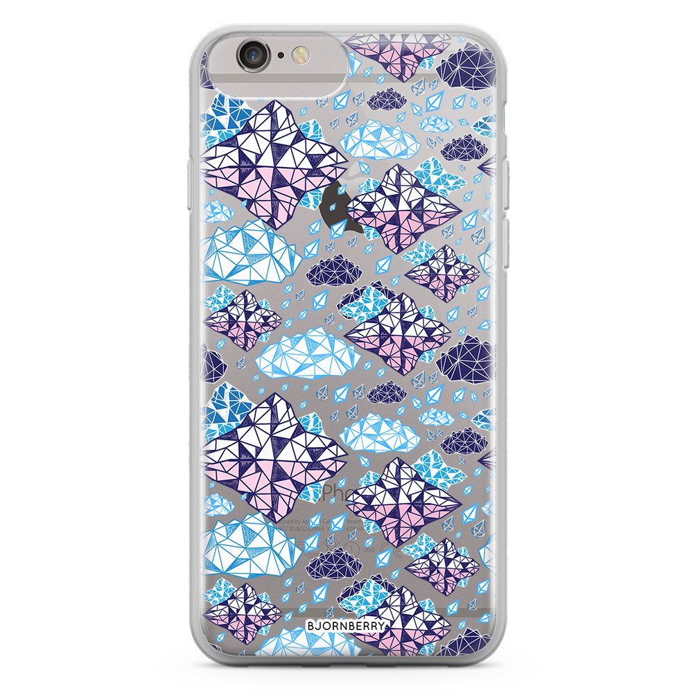 iPhone 6 Plus/6s Plus Fashion Case - Geometric Clouds