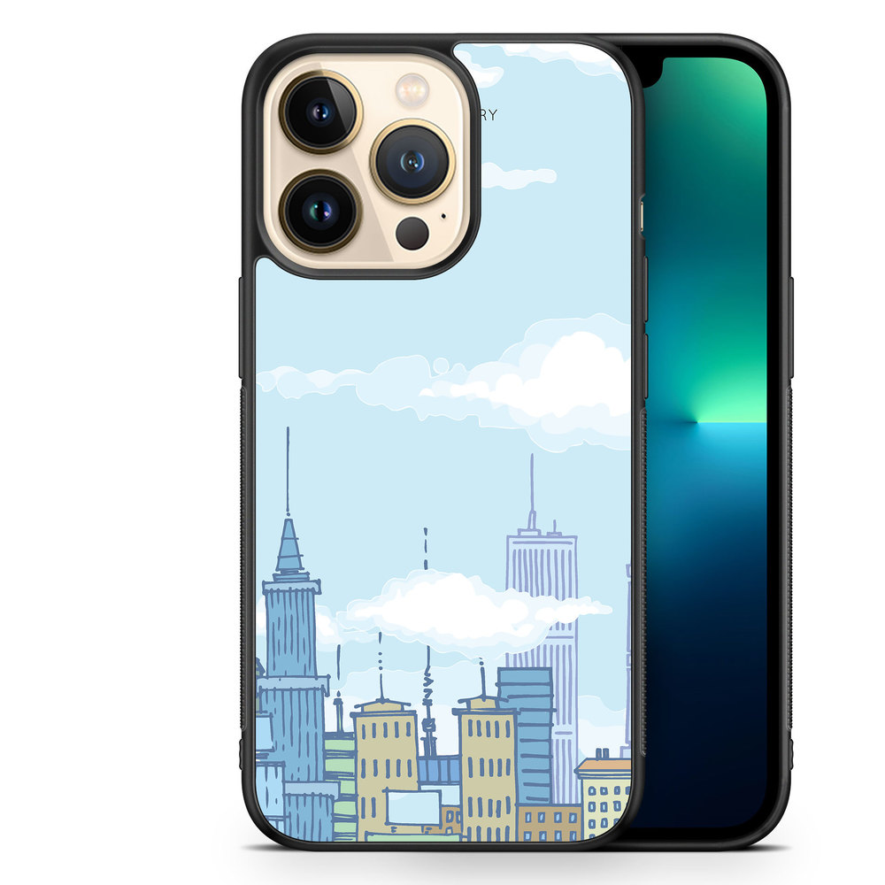 iPhone 13 Pro Case - Cartoon Skyline