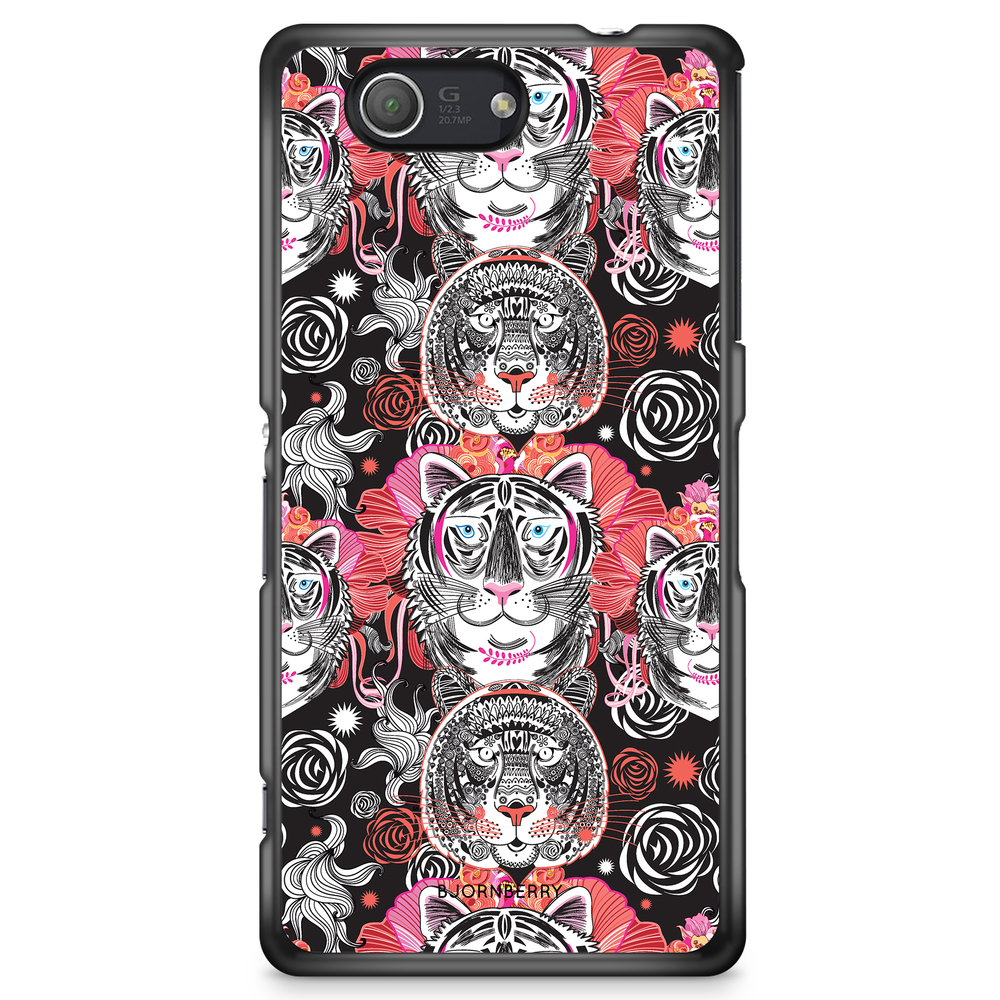 Sony Xperia Z3 Compact Case - Cartoon Tigers
