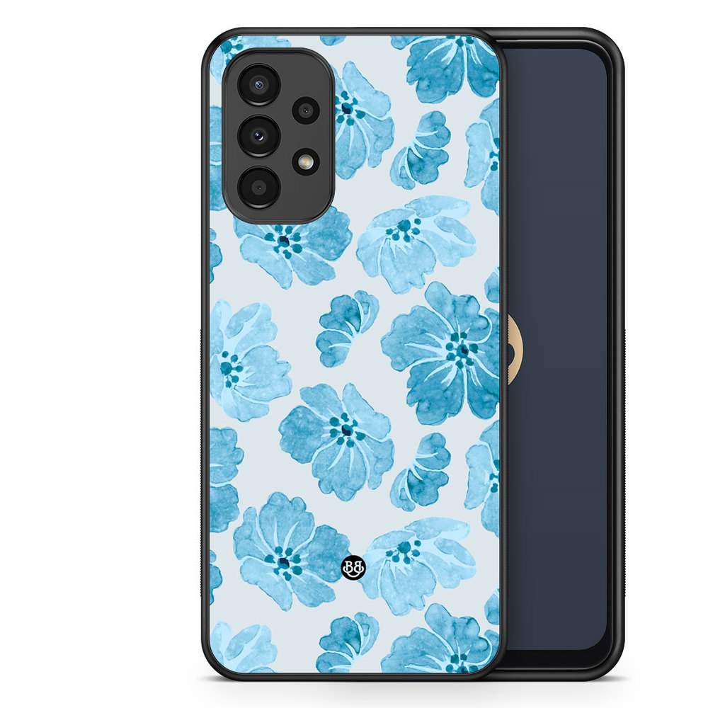 Samsung Galaxy A13 Case - WILD BLOOM - Blue Petals