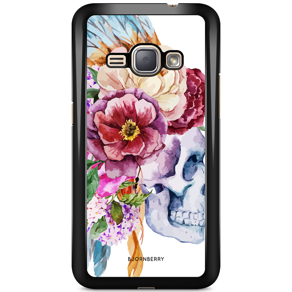 Samsung Galaxy J1 (2016) Case - Skull & Flowers