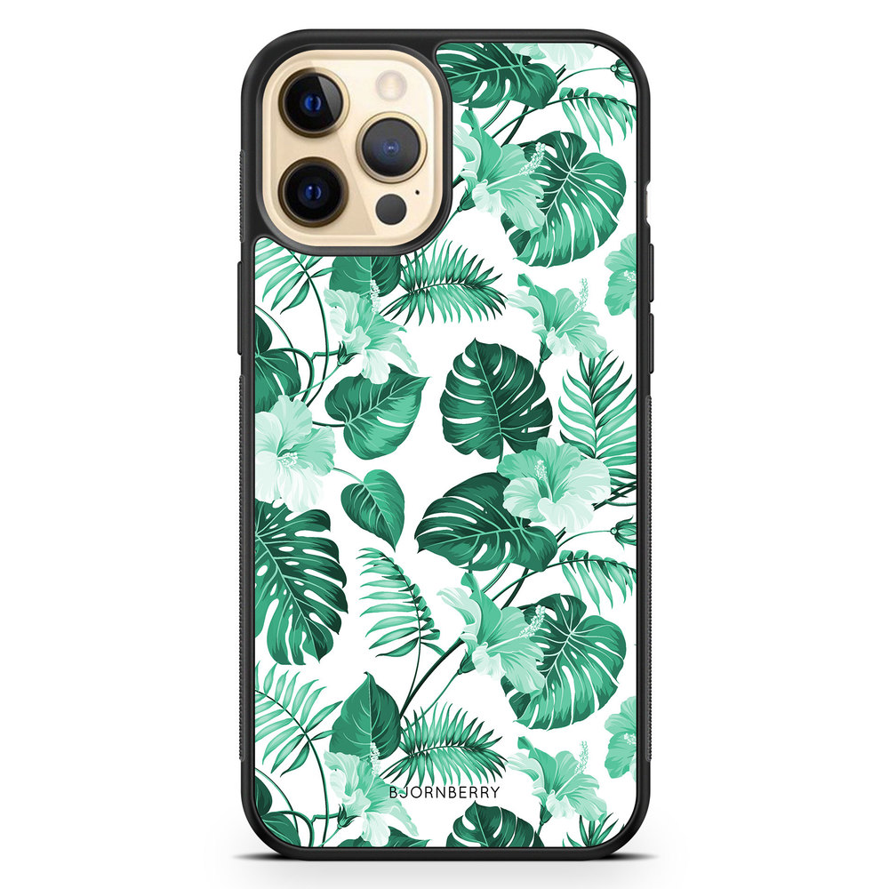 iPhone 12 Pro Max Case - Turquoise Flowers