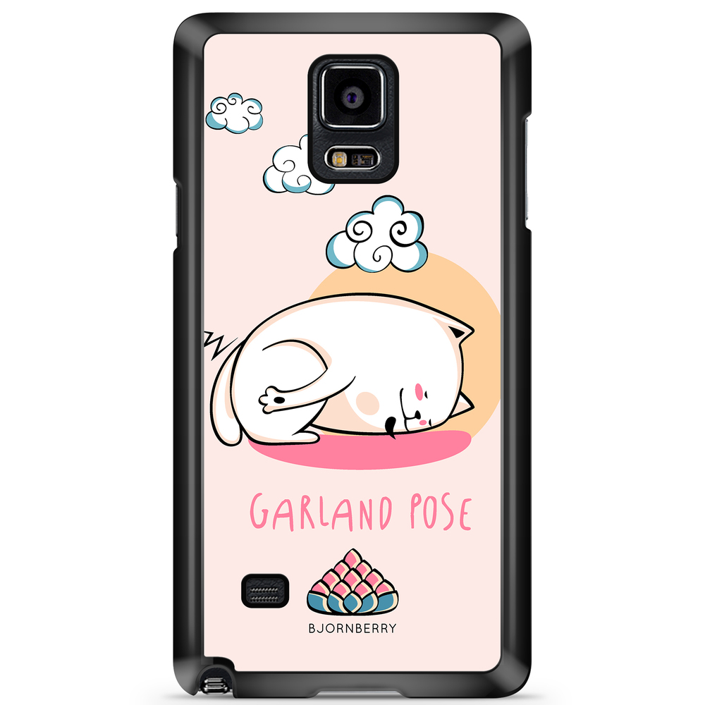 Samsung Galaxy Note 4 Case - Yoga Cat Garland