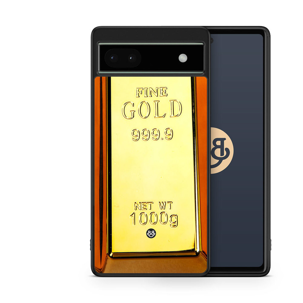 Google Pixel 6a Case - Gold brick