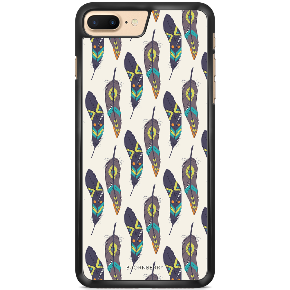 iPhone 7 Plus Case - Ethnic Feathers