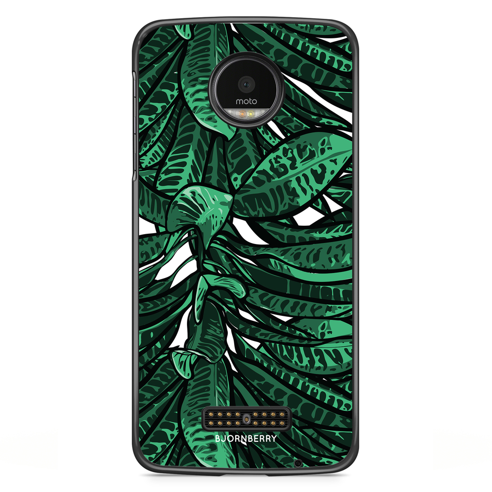 Moto Z2 Play Case - Tropical Leaves