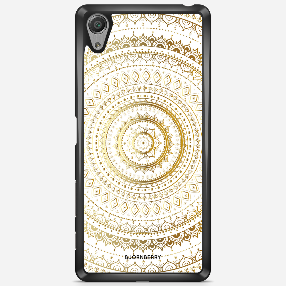 Sony Xperia X Performance Case - Gold Mandala