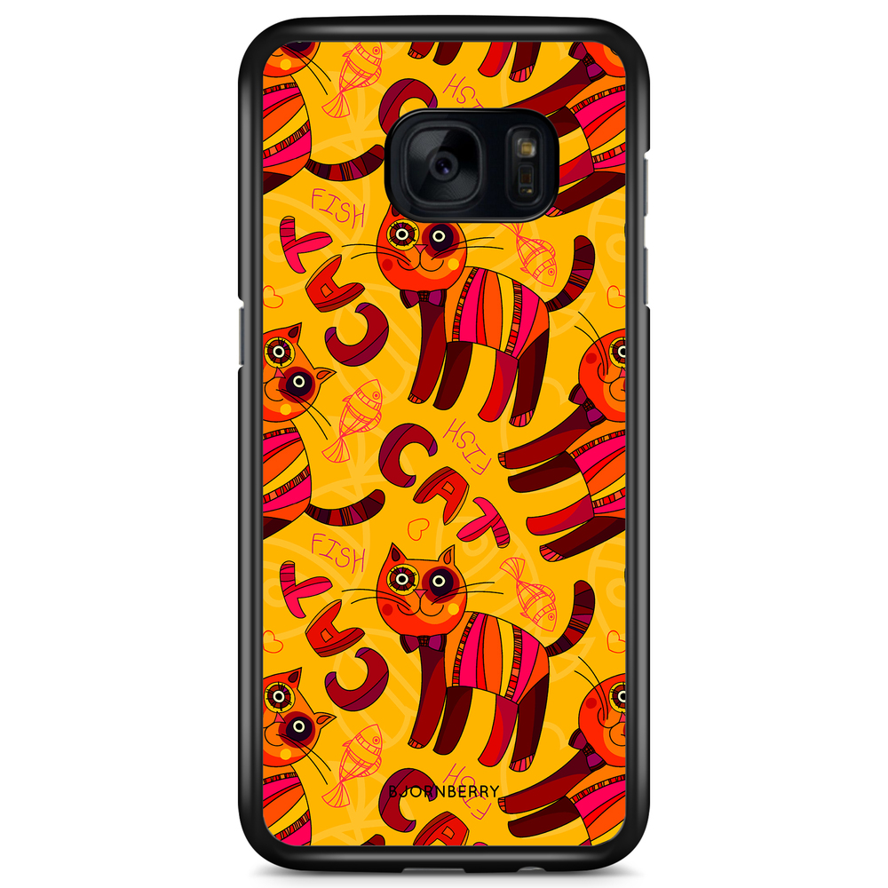 Samsung Galaxy S7 Case - Cat & Fish